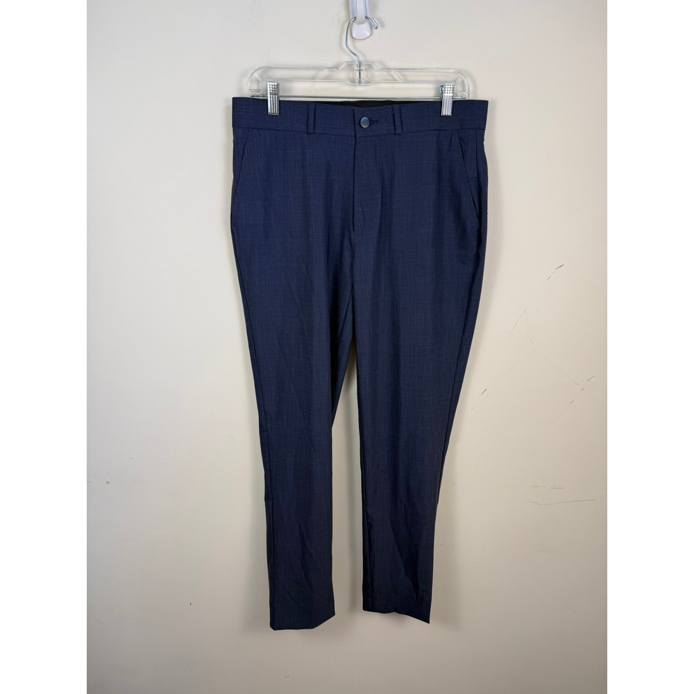 State and Liberty Navy Blue Stretch Athletic Fit Dress Pants 31x29
